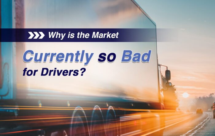 Why is the market currently so bad for drivers