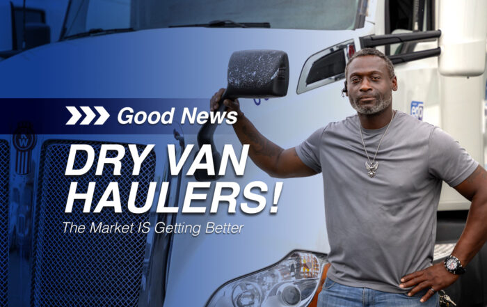 Good News Dry Van Haulers! The Market IS Getting Better